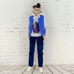 casual style (set 6) for ken dolls or other male dolls of similar size