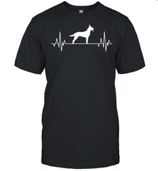 belgian malinois heartbeat dog shirt