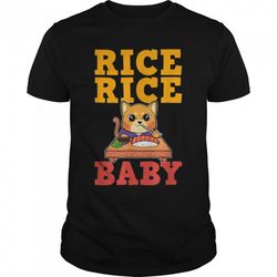 sushi cat rice baby t-shirt b09w62djzg