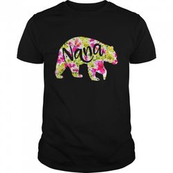 nana bear grandma christmas mothers day shirt