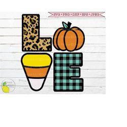love fall svg, pumpkin svg leopard print svg halloween svg cheetah svg thanksgiving farmhouse svg files for cricut downl