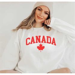 canada sweatshirt,canadian shirt, canadian girl, canada love sweat, canada day sweat, canada gym sweat