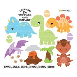 INSTANT Download. Baby dinosaur svg cut files. Cd_7. Personal and commercial use.