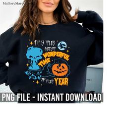 it's the most wonderful time of the year halloween png, halloween png, witches png, halloween party, retro halloween, pu