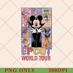 vintage disney world halloween png, mickey and friends halloween png, disneyland halloween png, disney family png 300dpi