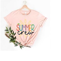 summer crew shirt, summer friends crew shirt, summer shirt, gift for vacation crew, summer love shirt, summer vacation s