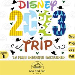 toy story svg, vacay mode svg, family trip svg, magical kingdom svg, family vacation svg png files for cricut sublimatio