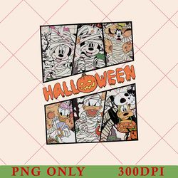 mickey & co halloween 2023 png, disney and friends png, pumpkin mickey, disney spooky png, disney halloween party png