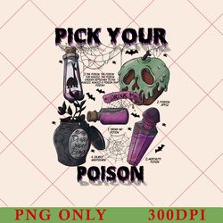 retro pick your poison disney halloween png, disneyland villain halloween png, disney villains png, family matching png