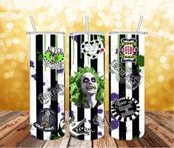 beetlejuice, tumbler wrap, halloween wrap, halloween design, tumbler design, sublimation wrap, tumbler png, png file