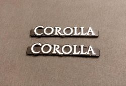 toyota corolla  for 1975 to 1976 2 piece emblem