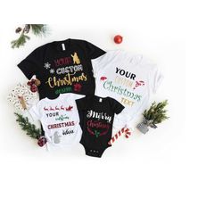 christmas personalized shirt, add your own text, custom shirts, custom design shirt, customized shirts, custom text on s