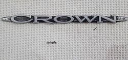 toyota crown emblem for the model of 1970