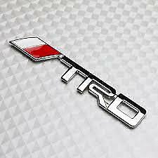 toyota trd chrome 3d emblem badge for digi