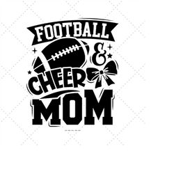 football mama, cheer mom, cheerleader mom svg, football and cheer, football cheer, fall sports