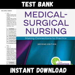 instant pdf download - all chapters - davis advantage for medical-surgical nursing 2nd edition by janice test bank