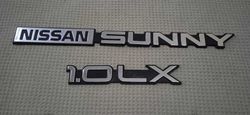 nissan sunny 1.olx 2 piece emblem set