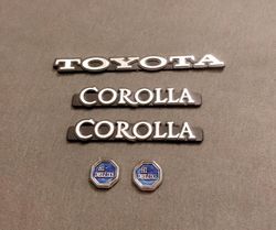 toyota corolla  for 1975 to 1976 5 piece emblem