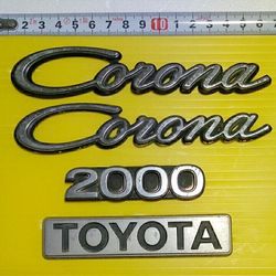 toyota corona 2000 rt 100 car logo emblem