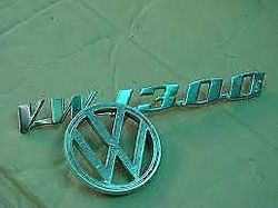 volkswagen vw 1300 emblem with volks wagen vw bonnet emblem