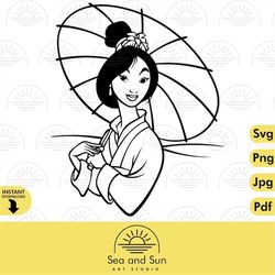 mulan princess vector svg mulan disneyland ears svg png clip art files for cricut clipart ears t shirt for cricut, cricu