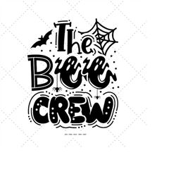 The Boo Crew, Group Halloween, Couple Halloween, Cute Halloween Svg, Family Halloween SVg