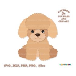 instant download. cute french poodle puppy dog svg cut file. personal and commercial use. p_11.