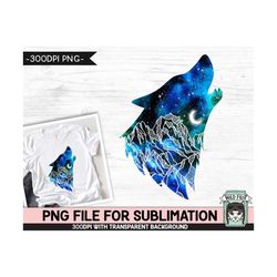 galaxy png sublimation design, wolves png, wolf png, wolf clipart, wolf silhouette png, wolves sublimation, watercolor p