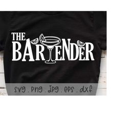 the bartender svg/png/jpg, bar beer margarita lemon sublimation design eps dxf, funny bartender drink alcohol commercial