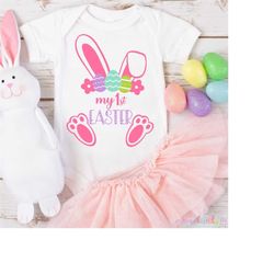 my first easter svg, baby easter svg, baby onesie svg, baby bunny svg, bunny svg, easter svg files, easter svg kids, eas