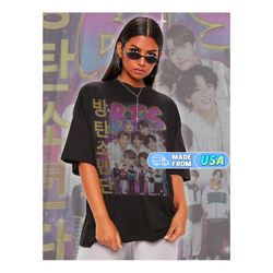 korean boy group shirt, retro seven boy band group t-shirt, korean music group shirt, kpop lover gift for friends