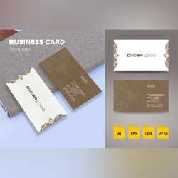 elegant business card design template 62