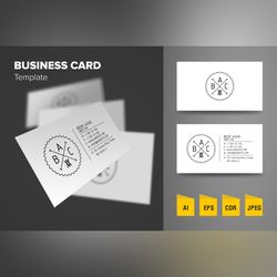 elegant business card design template  66