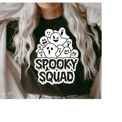 spooky squad svg png, family halloween shirts svg, funny halloween svg, halloween svg, trick or treat svg, ghost svg, cu