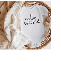 hello world svg, newborn svg, baby svg, toddler svg, i'm new here svg, new baby svg, new to the crew svg, baby onesie sv