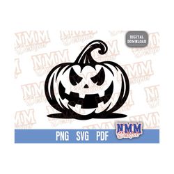 jack o lantern halloween svg png, pumpkin svg png, witchy witch svg files for cricut, and silhouette trick or treat