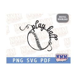 play ball baseball mom sports svg team shirt file school sports studio3 vinyl digital cut file for cricut silhouette