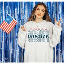 made in america svg png, 4th of july svg, fourth of july svg, patriotic svg, independence day svg, sublimation png svg f