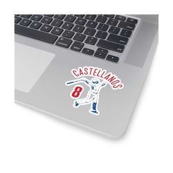 castellanos sticker, philly sports baseball sticker, transparent sticker