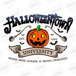 Halloween Town University Png, Halloween Town Png Sublimatio