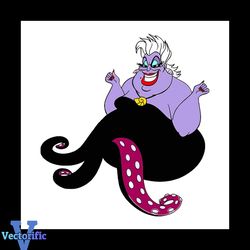 Ursula Svg, Disney Svg, Disney Character Svg, Cartoon Character Svg, Movie Character Svg, Disney Gift Svg, The Little Me