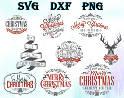 i wish you a merry christmas and happy new year svg, christmas svg png, dxf, pdf, jpg,...