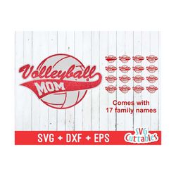 volleyball mom svg, volleyball dad svg, volleyball grandma , volleyball dxf, volleyball cut file, silhoutte, cricut cut