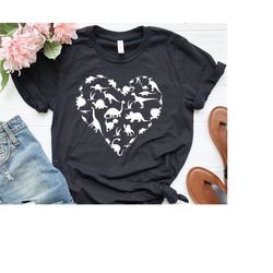 heart of dinosaurs, dinosaurs shirt, dinosaurs sweathirt for women, dinosaurs for mom, dinosaurs tee, mother day's gift,