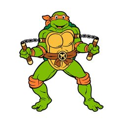 ninja turtles michelangelo svg, png, jpg files. tmnt. digital download.