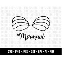 COD501-Mermaid squad SVG /DXF/ Mermaid Tail Starfish Summer Beach Silhouette svg dxf Files for Cricut Clipart Clip Art C