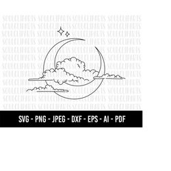 COD518- Ocean and moon svg, ocean svg, Life is Better SVG, Beach SVG, Palm Trees Svg, Cricut Svg, quote Dxf, Png, Eps