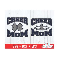 cheer mom svg, cheer mom, cheerleader svg, cheer bow, svg, eps, dxf, silhoeutte, cricut cut file, digital download