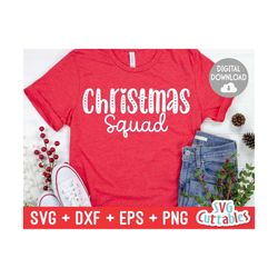 christmas squad svg - christmas svg - cut file - svg - eps - dxf - png - silhouette - cricut - digital file