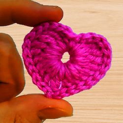 crochet heart pdf pattern